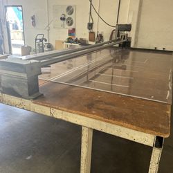 10 Ft Table Saw Chain on track Aluminum acrylic material cutting