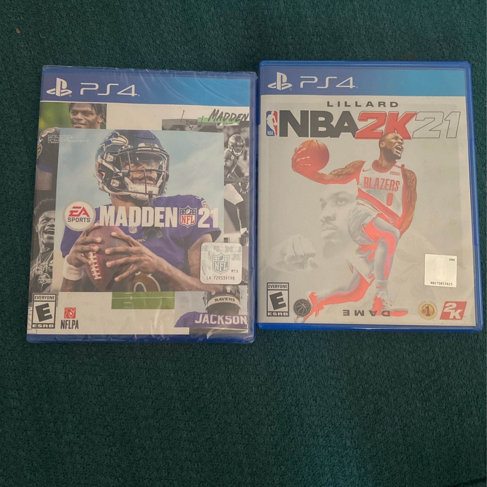 Madden And 2k21 For Ps4