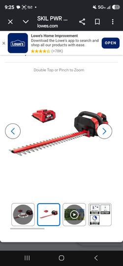 Skil pwr core 40volt 24in battery operated trimmer $150