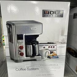 Wolf Gourmet Automatic Drip 10-Cup Coffee Maker.