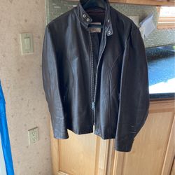 Leather Jacket Zip Out Liner 42R