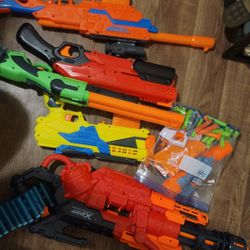 Assorted NERF GUNS 