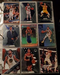 stephen curry 9 card lot