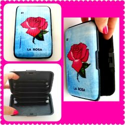 Mexican Loteria Ls Rosa Card Holder