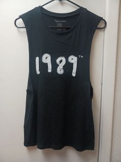 Taylor Swift Retro 1989 Tank Top sz M
