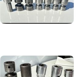 12  Top. Shelve  Swivel  Sockets MAC/Snap-on/ Cornwell/ 1/2” & 3/8”