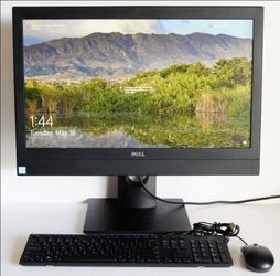 Dell 24" All In One PC Intel Quad Core i5 CPU Windows 11 Professional Excellent Working Condition