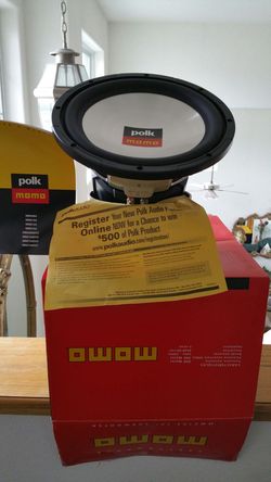 1 set woofer 10 polk audio new box 250. oo