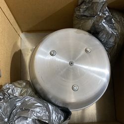 This is a Broan 611 Aluminum Roof Cap designed for flat roof installation with up to an 8-inch round duct.