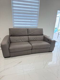 Leather sofa