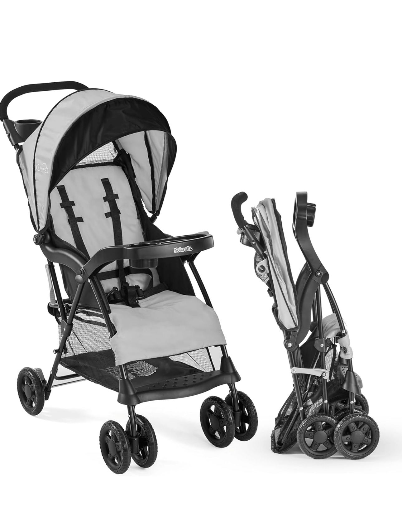 Kolcraft Cloud Plus Lightweight Umbrella Stroller for Toddlers with