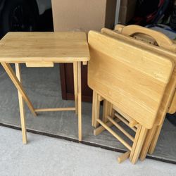 Wooden TV trays 