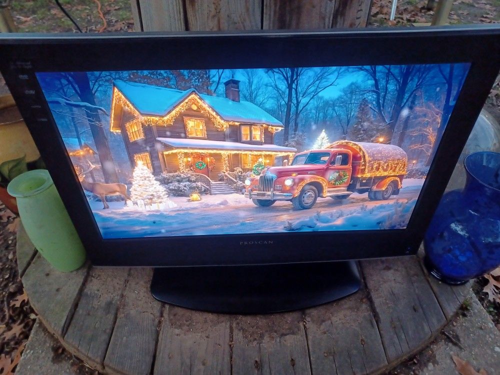 26 INCH PROSCAN 720P HDTV WITH ROKU REMOTE $65 FINAL PRICE 