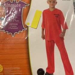 Boy inmate costume Size4-6