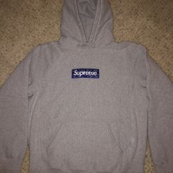 Medium Supreme Bandana Box Logo Grey Gently Used