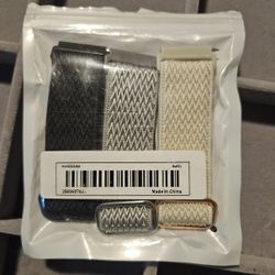 3pcs Soft Adjustable Nylon Bands for Fitbit Versa 2/Versa/Versa Lite/Versa SE