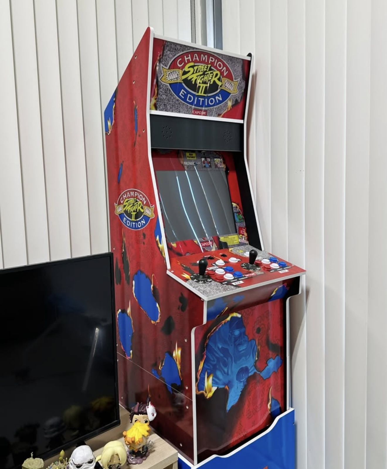 Arcade1UP x CLOT Street Fighter II Big Blue Arcade Game