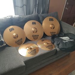B8  Sabians Set  Off Cymbals 
