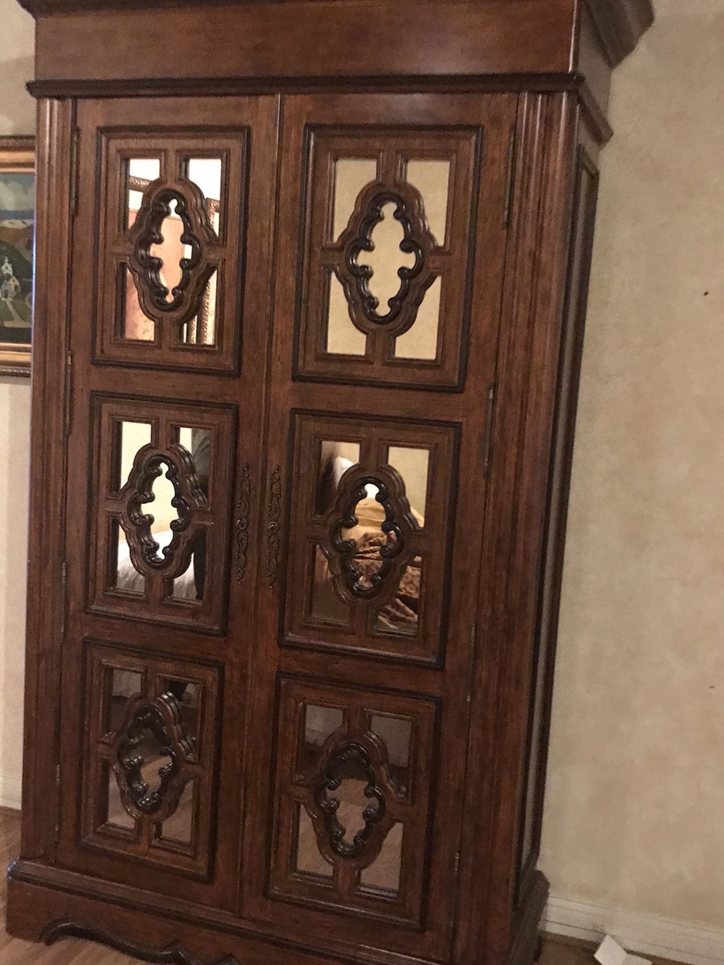 Huge Wood Armoire