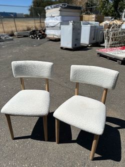 Two White Chairs