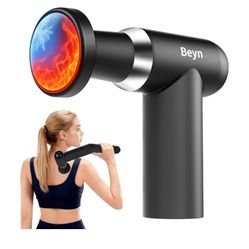 Hot & Cold Fascia Massage Gun – Deep Tissue, 6 Heads, LCD Display (NEW)