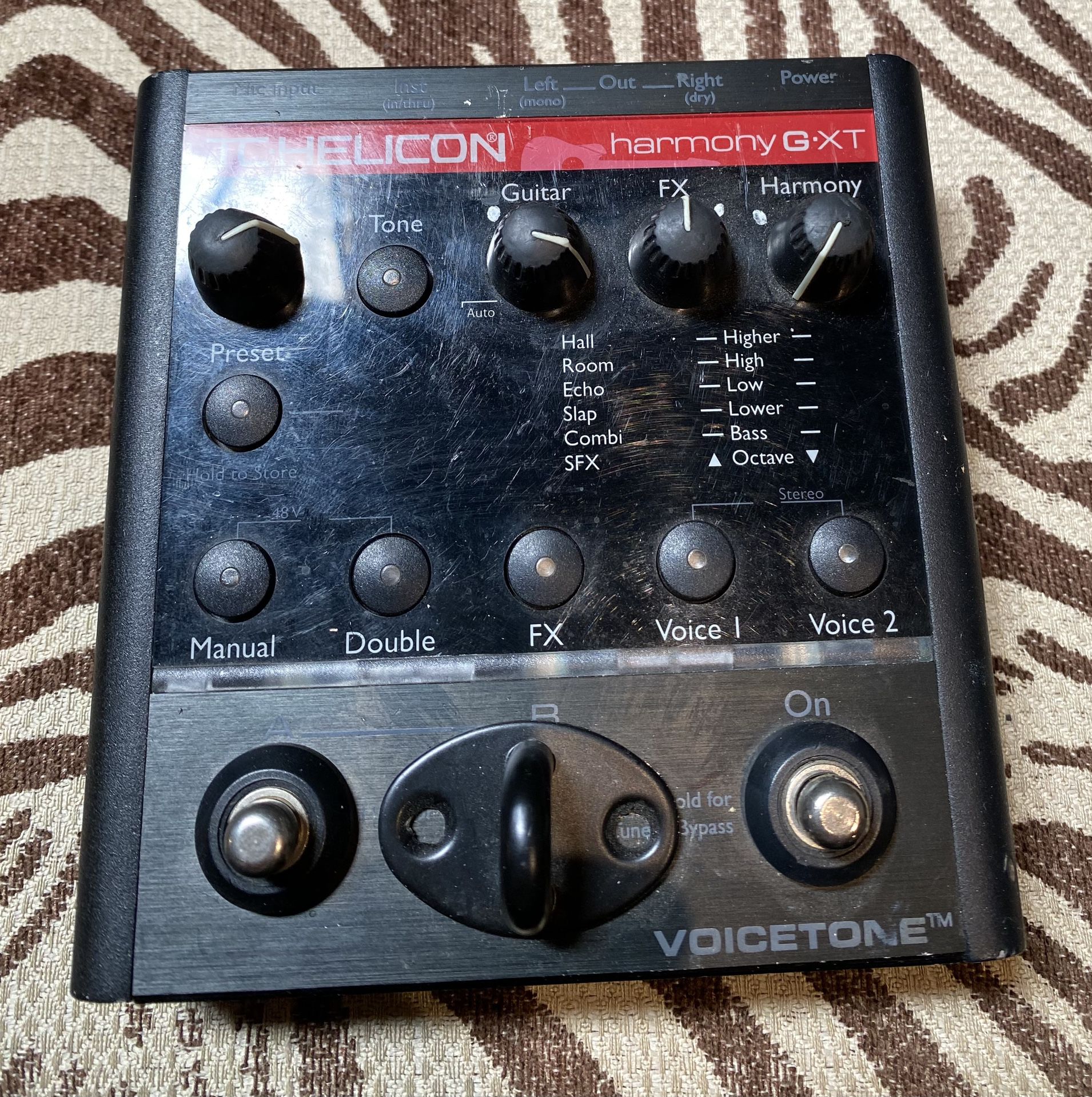 Harmony GT-X Vocal Harmony/effects Pedal 