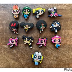 Power puff Girls, Croc Charm Bundle