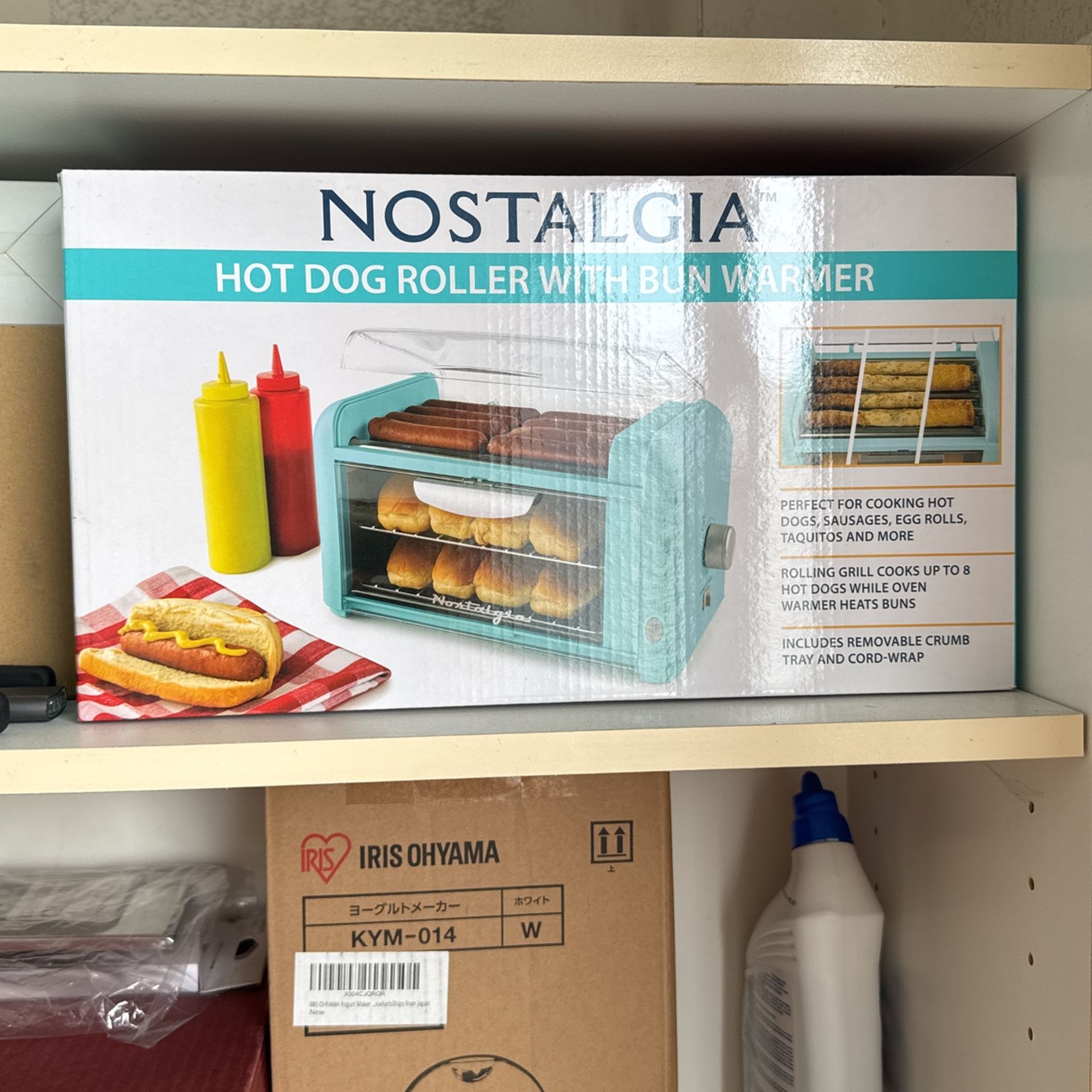 Nostalgia Hot Dog Roller With Bun Roller
