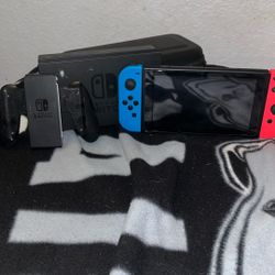 Nintendo Switch With Case And Games