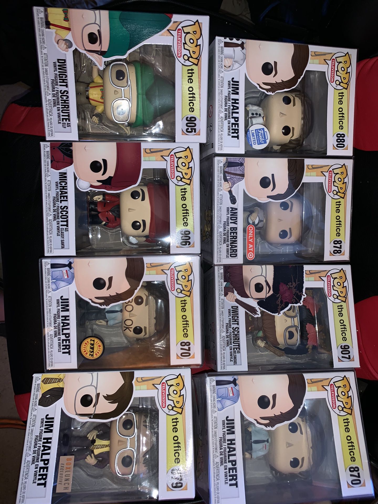 The office pops, game of thrones pops, rugrats pops, avatar the last air bender pops, and others