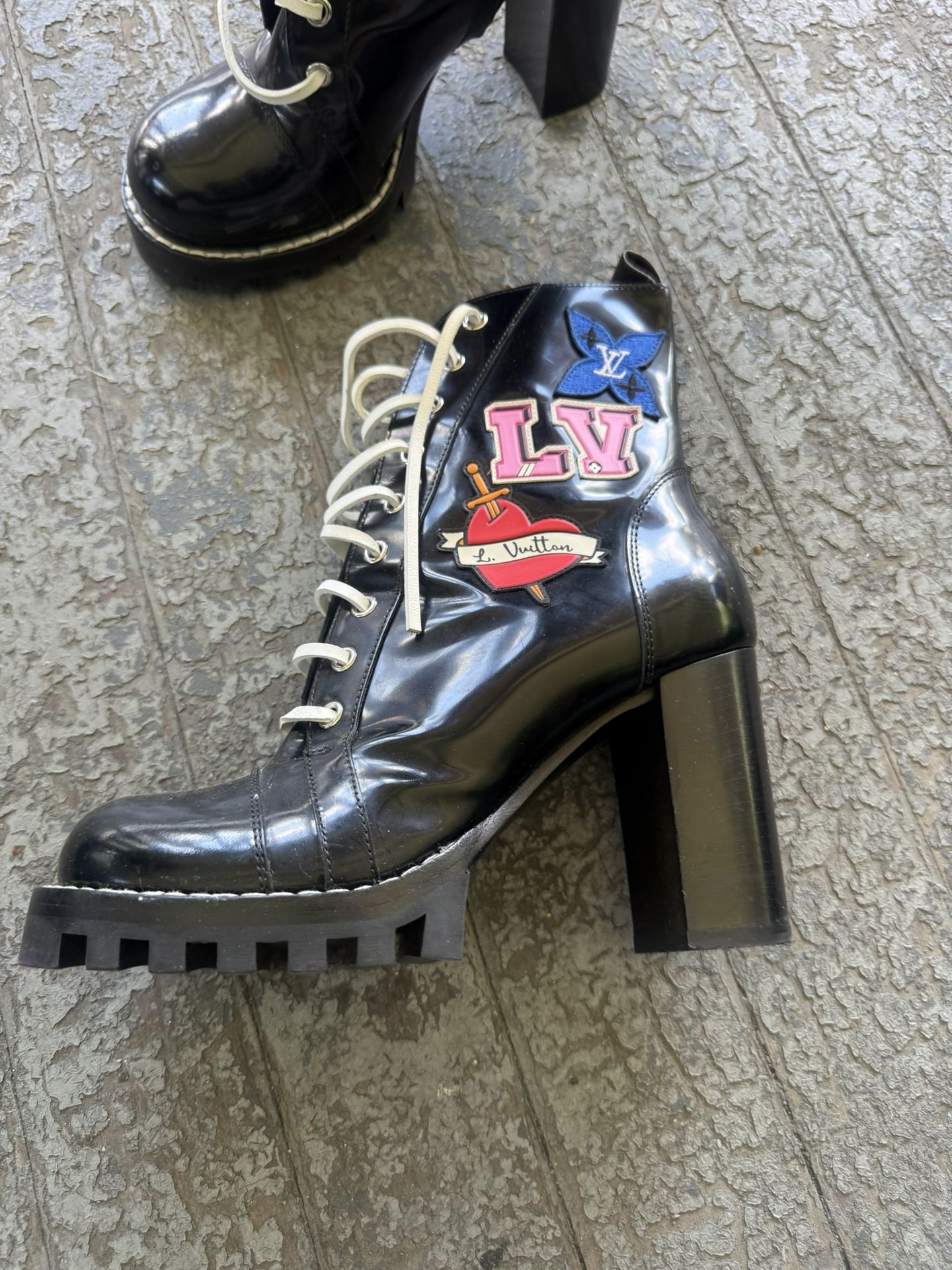 Louis Vuitton Star Trail Line Monogram Boots Short Shoe Shoes...size38