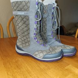 Patagonia Wintertide High Boots Purple & Grey