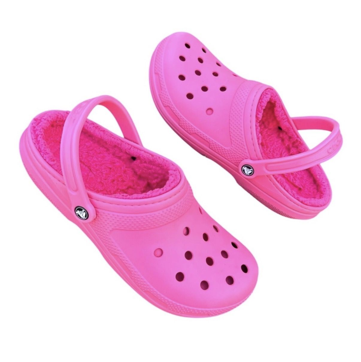 Crocs Adult Classic Lined Clogs Size M11 Pink