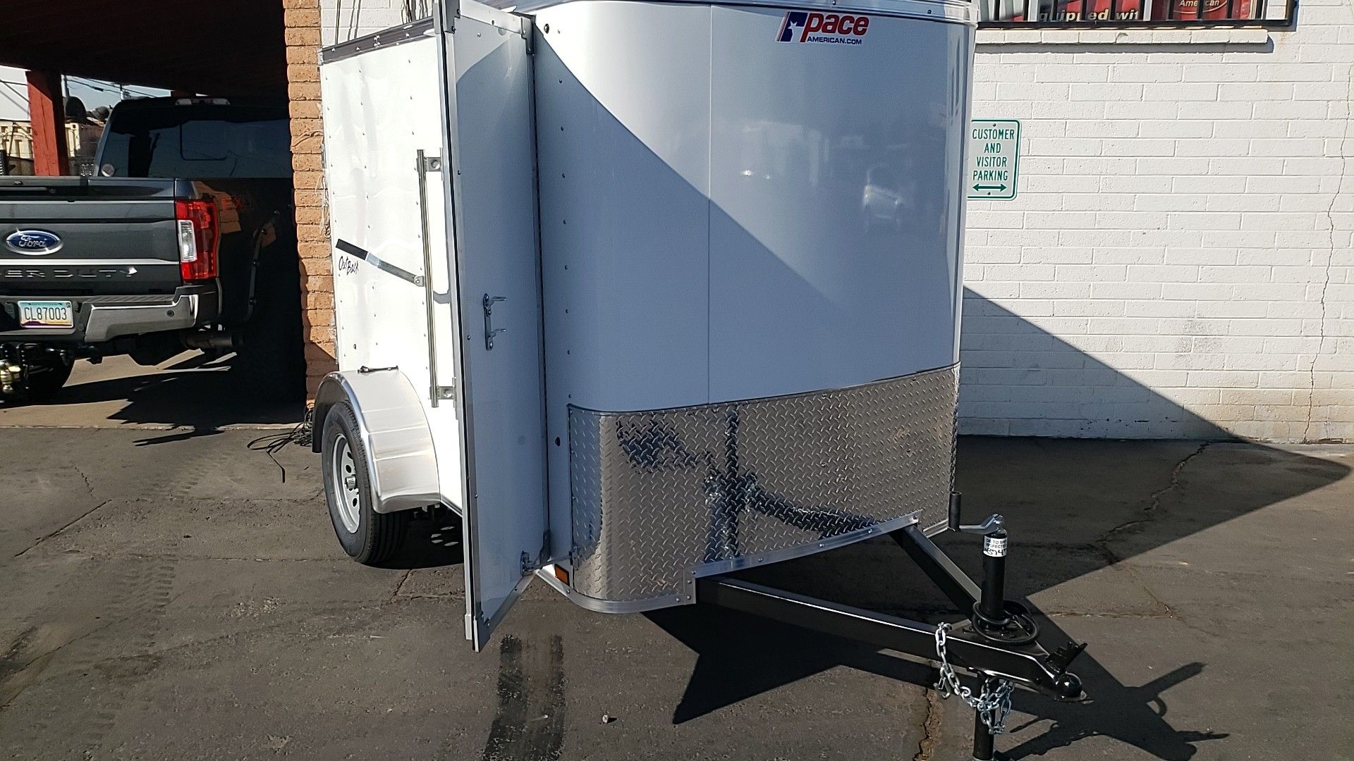 5x8 enclosed cargo trailer