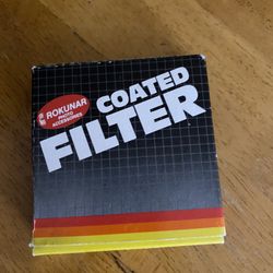 72mm Coated Filter