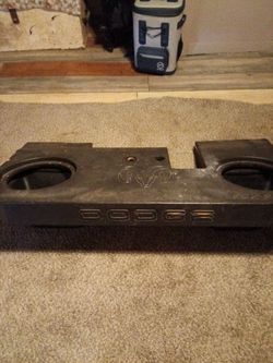 Dodge ram under the seat sub box 12s