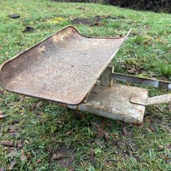 Old Rustic Baby Scale 