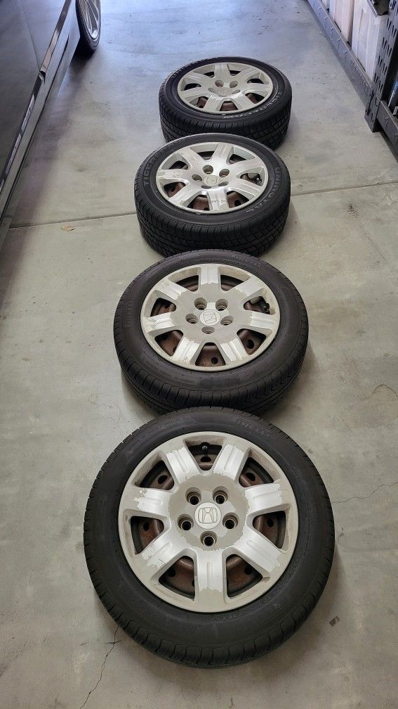 2008 Honda Civic Tires & Wheels With TPMS 205/55/R16