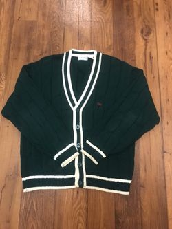 VINTAGE MENS IZOD CARDIGAN SZ L