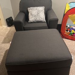 chair and ottoman 