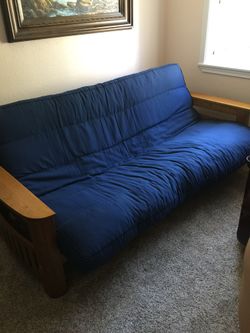 Wooden futon