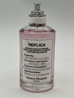 Maison Margiela Springtime In A Park EDT 3.4 oz 100 Ml About 95% Full Bottle Without Box *Authentic*