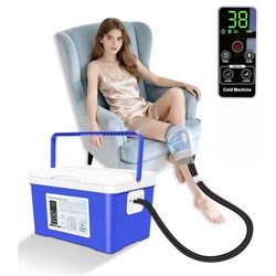 Cold Therapy Machine, Built-in 3000mAh Battery, Cold Therapy for Knee Replacement, Ice Machine for Knee After Surgery, Cryotherapy Systems Suitable fo