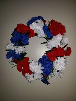 Large Wreath (Red/White/Blue) Patriotic