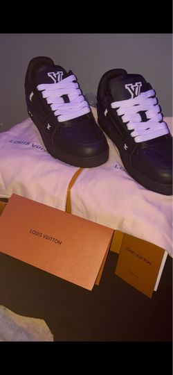 LV Trainer Sneakers Black