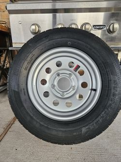 Trailer Tire & Rims Llantas & Rines Para Traila