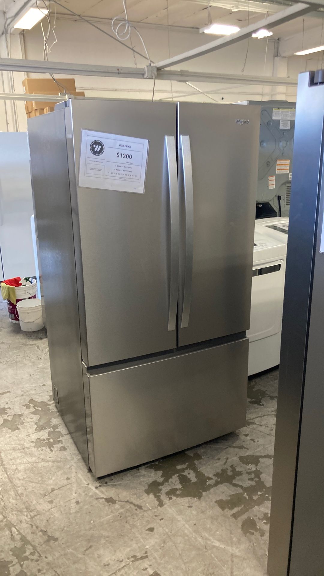 Whirlpool French Door Fridge