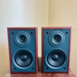 a pair of separate speaker units that accept as much as 25 watts of output power from the main unit. Having the speakers separate from the device offe