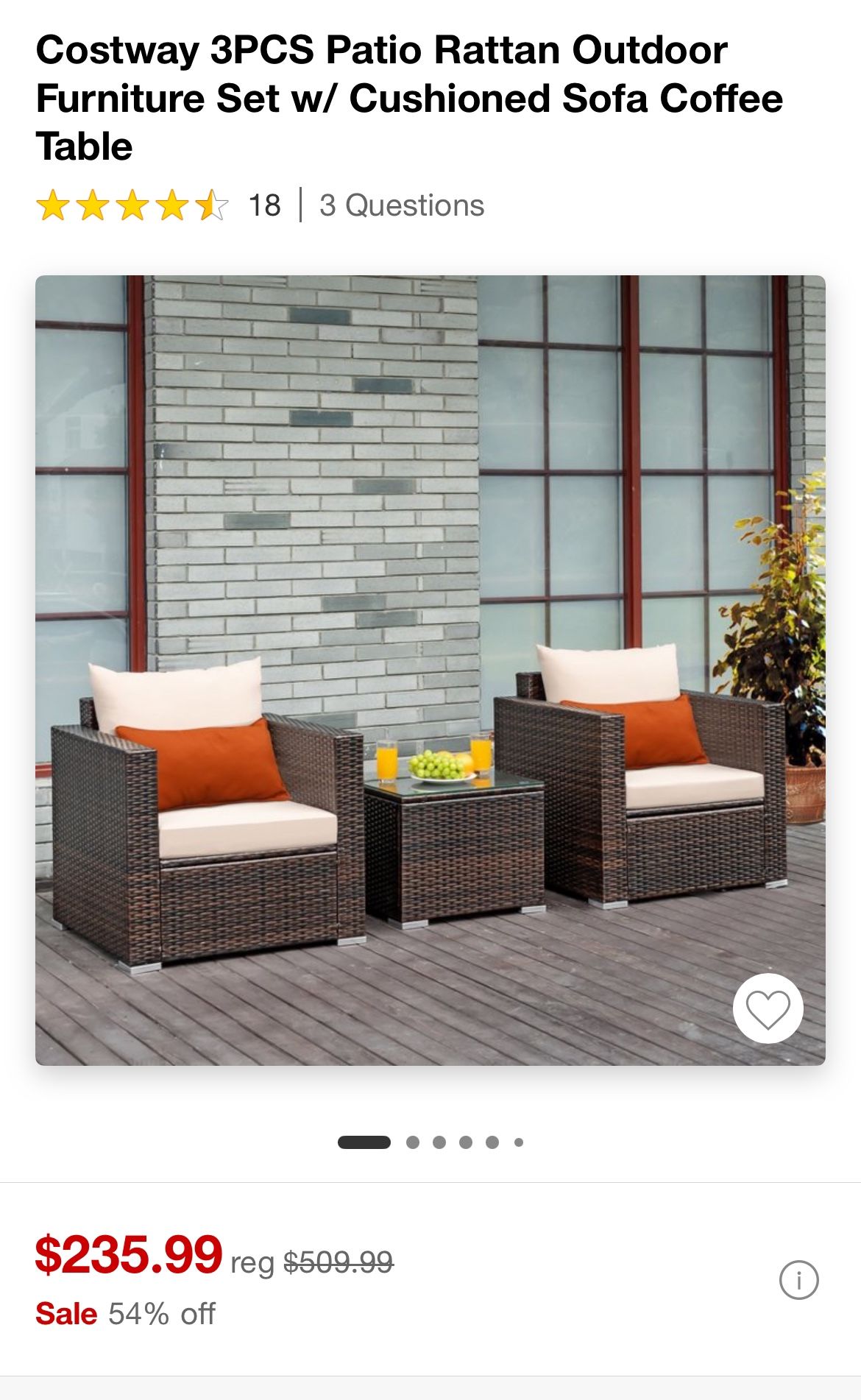 3 piece Patio