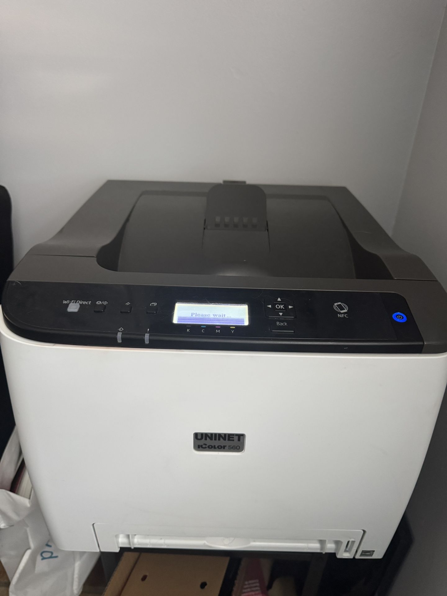 UNINET iColor 560 White Toner Printer - Like new